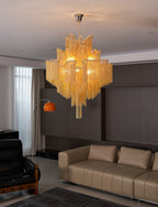 Lustra Pendant Lamp Stream Chain Nickel