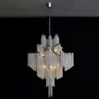 Lustra Pendant Lamp Stream Chain Nickel