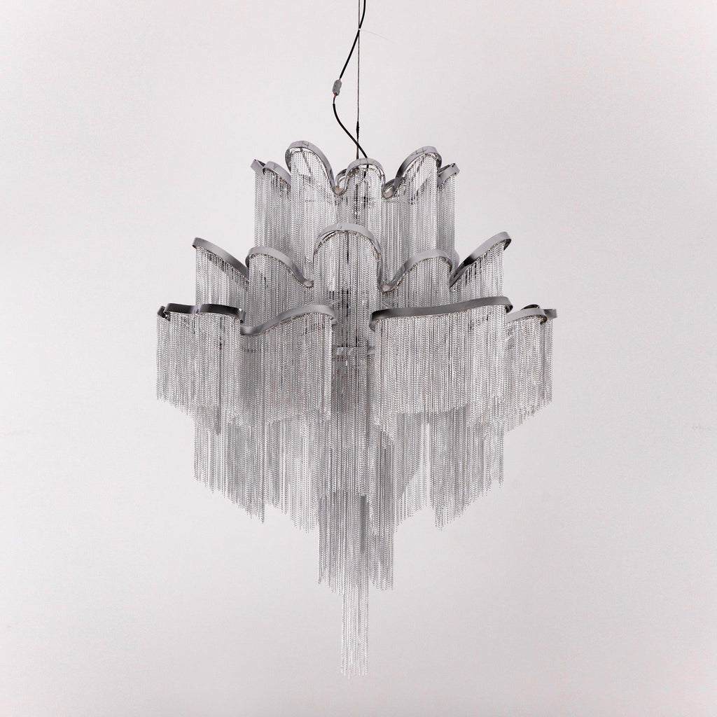 Lustra Pendant Lamp Stream Chain Nickel