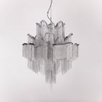 Lustra Pendant Lamp Stream Chain Nickel