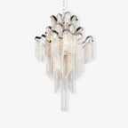 Lustra Pendant Lamp Stream Chain Nickel