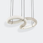 Utalyra Curved Alabaster Pendant Light