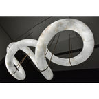 Utalyra Curved Alabaster Pendant Light