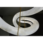 Utalyra Curved Alabaster Pendant Light