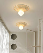 Ceiling Light Resin Canopy Glass Globe Classic Ornate