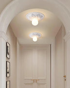 Ceiling Light Resin Canopy Glass Globe Classic Ornate