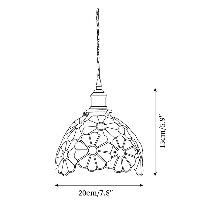 Bluebell Floral Pendant Light