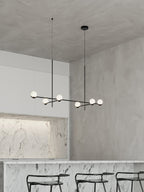 Fayno White Globe Chandelier