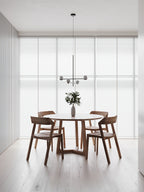 Fayno White Globe Chandelier