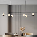 Fayno White Globe Chandelier