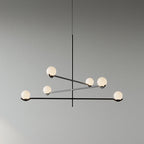 Fayno White Globe Chandelier