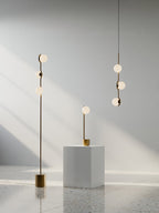 Fayno White Globe Chandelier