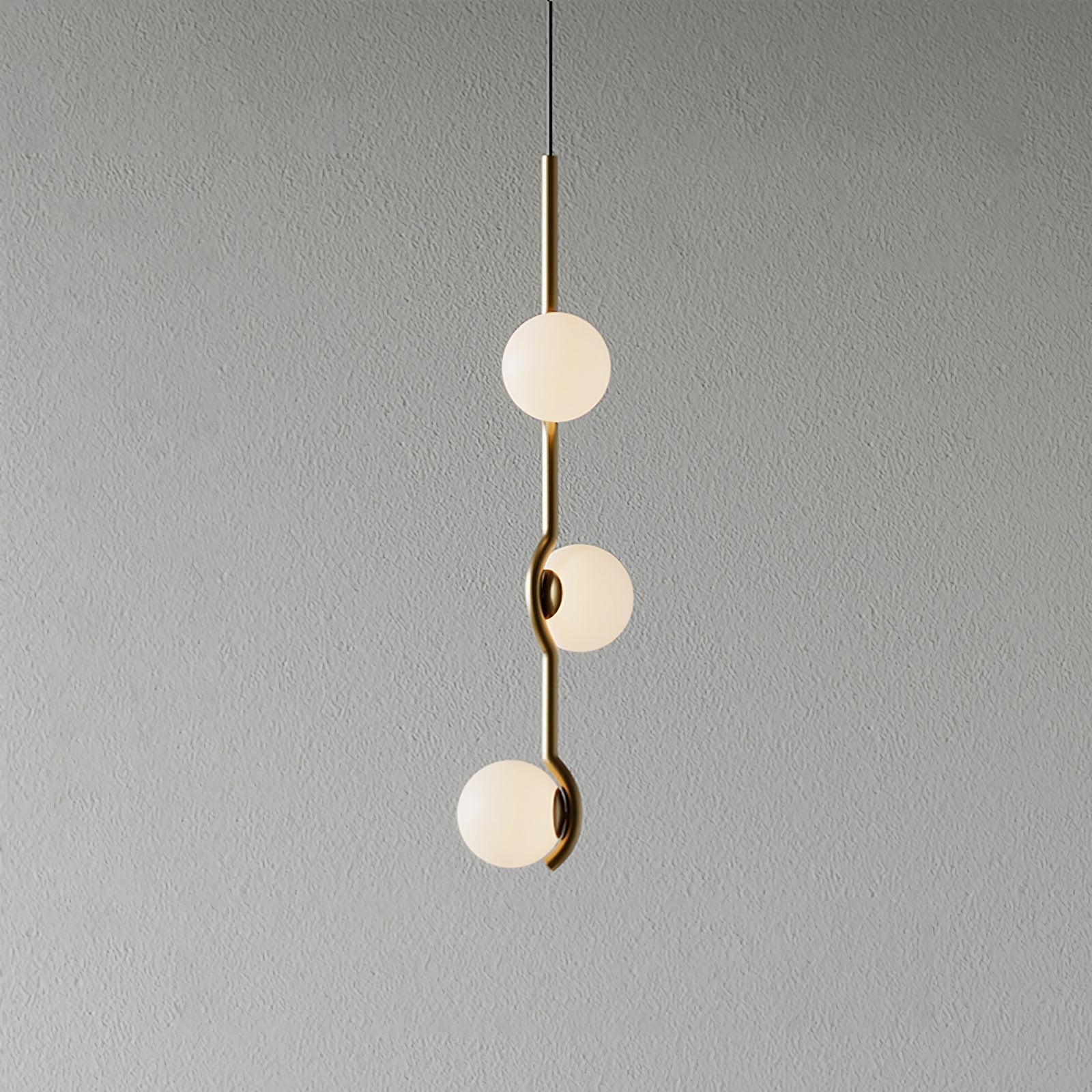 Fayno White Globe Chandelier