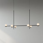 Fayno White Globe Chandelier