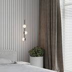 Fayno White Globe Chandelier