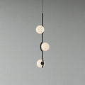 Fayno White Globe Chandelier