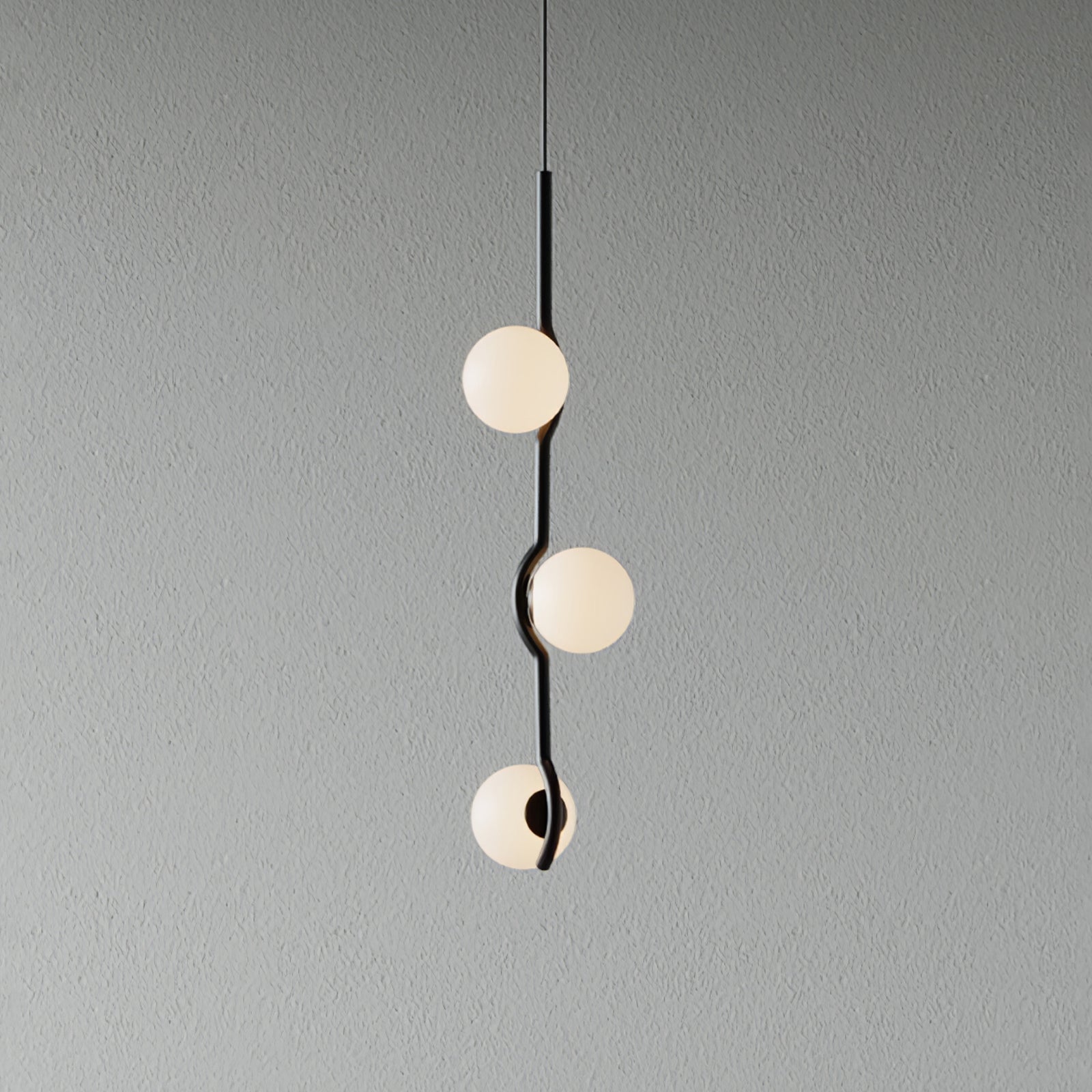 Fayno White Globe Chandelier