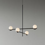 Fayno White Globe Chandelier