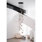 Sultana Chandelier Alabaster Cluster Orb Cascade