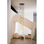 Sultana Chandelier Alabaster Cluster Orb Cascade