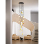 Sultana Chandelier Alabaster Cluster Orb Cascade