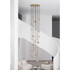 Sultana Chandelier Alabaster Cluster Orb Cascade