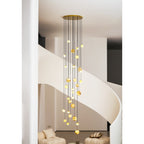 Sultana Chandelier Alabaster Cluster Orb Cascade