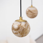 Sultana Chandelier Alabaster Cluster Orb Cascade