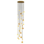 Sultana Chandelier Alabaster Cluster Orb Cascade