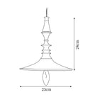 Pendant Lamp Wood Walnut Shade Modern Minimalist Cozy Warm