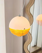 Pendant Lamp Modern Layered Shade Soft Glow Dining Room