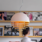Pendant Lamp Modern Layered Shade Soft Glow Dining Room