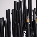 Nyphaiel Postmodern Luxury Wood Chandelier