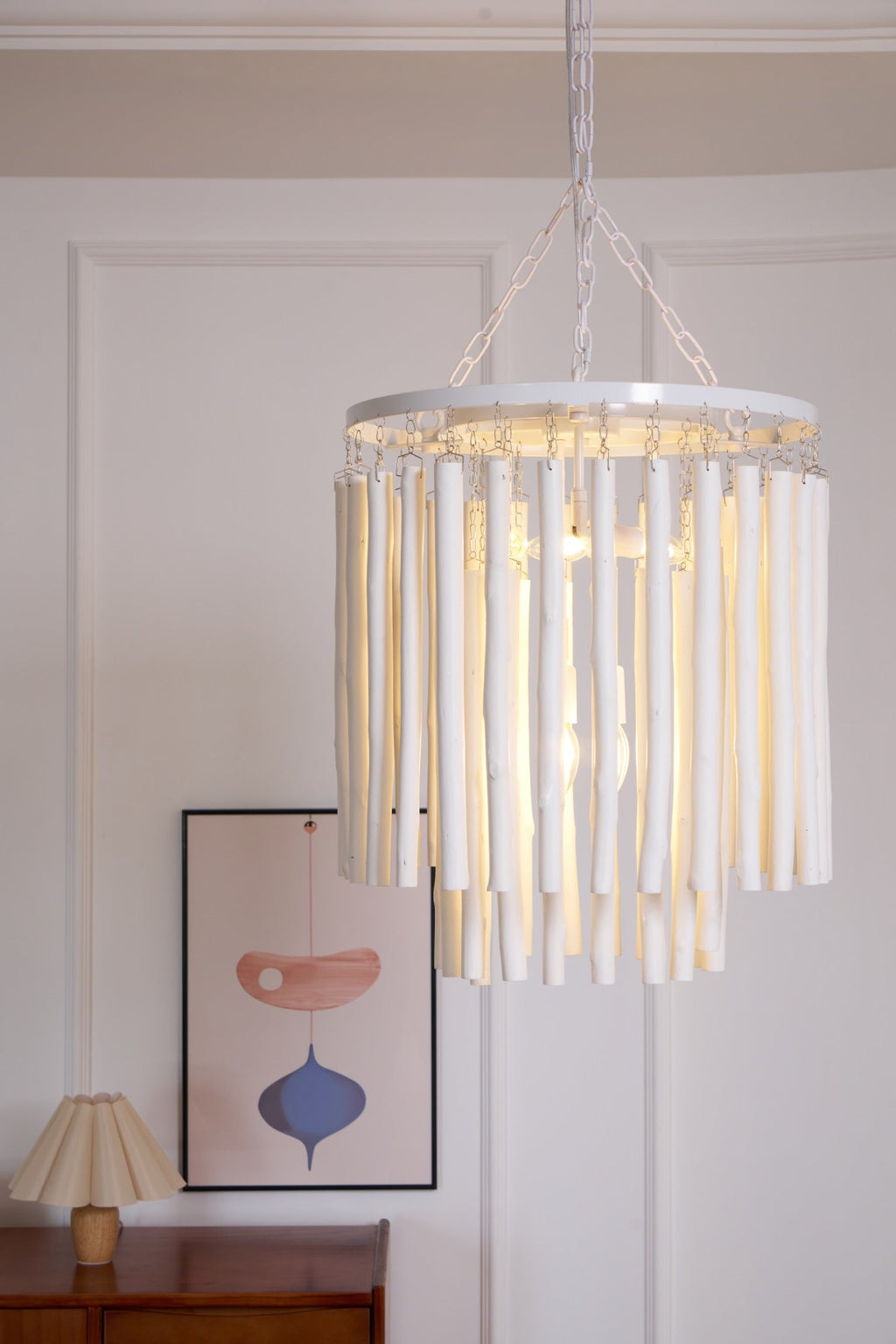 Nyphaiel Postmodern Luxury Wood Chandelier