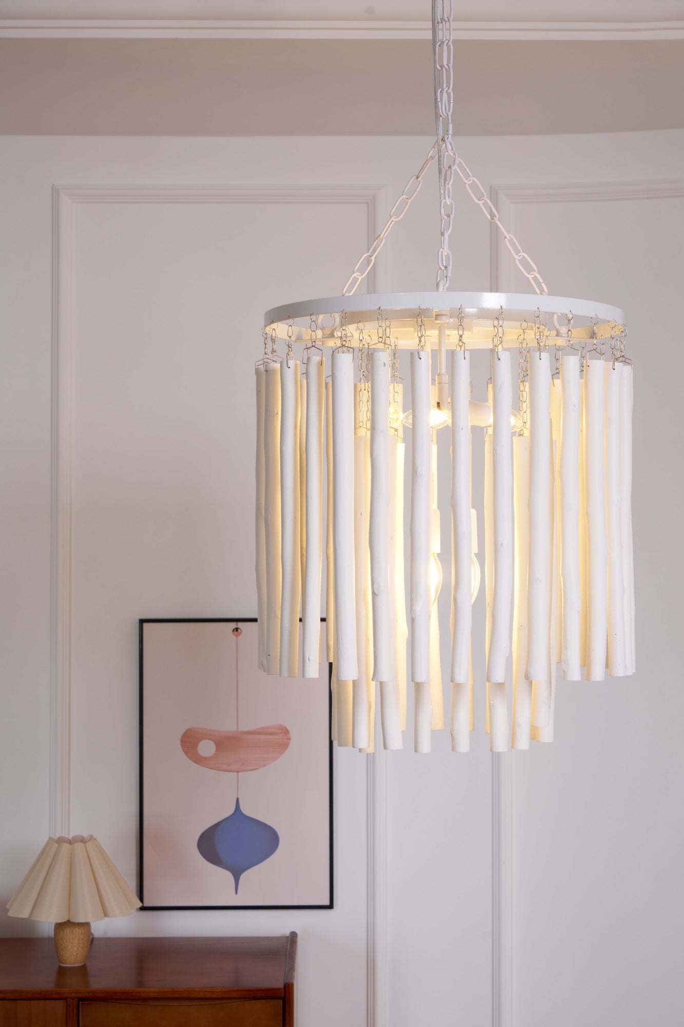 Nyphaiel Postmodern Luxury Wood Chandelier