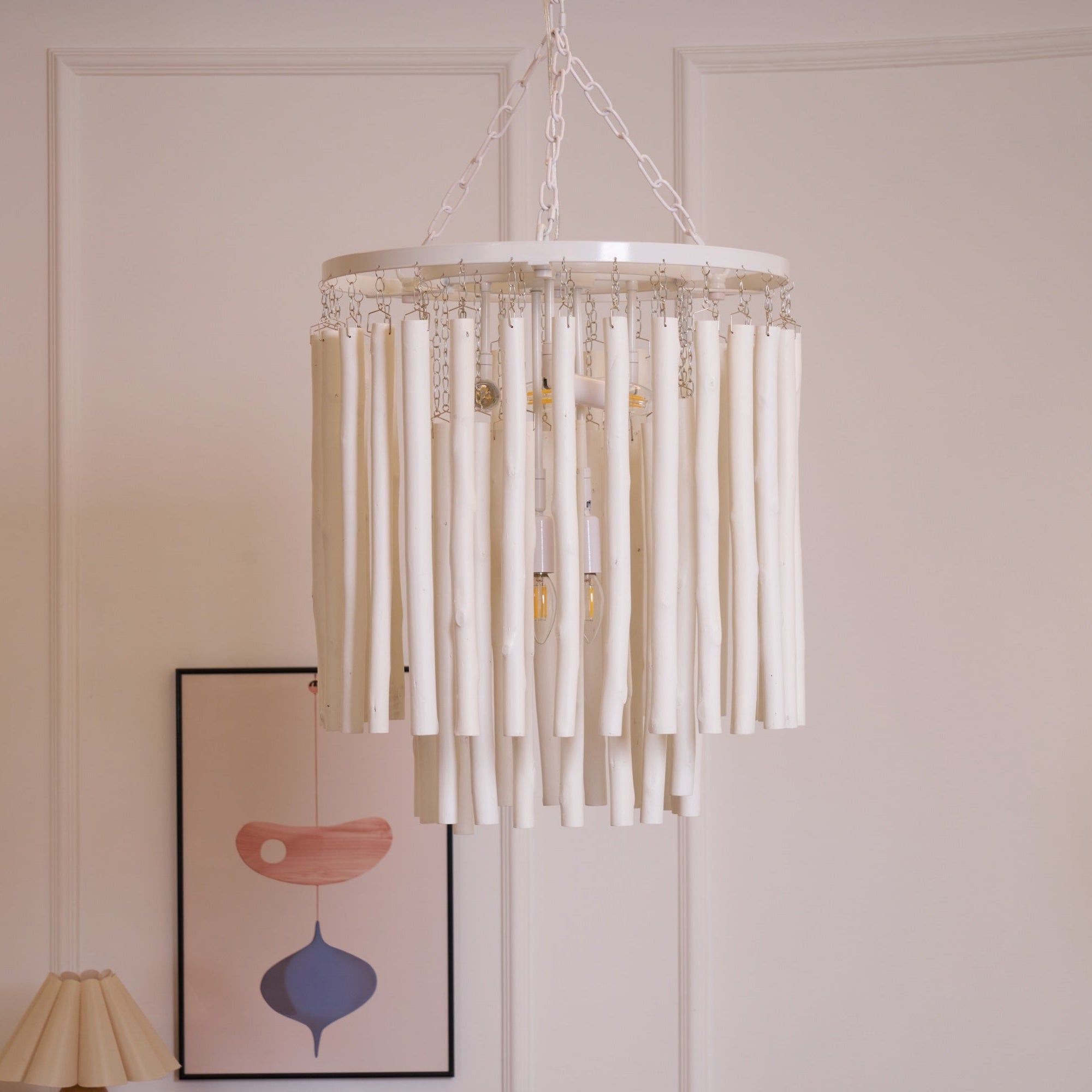 Nyphaiel Postmodern Luxury Wood Chandelier
