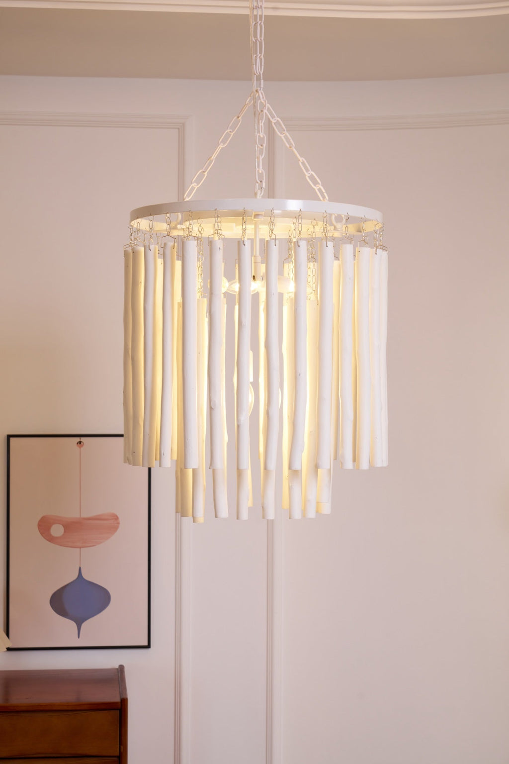 Nyphaiel Postmodern Luxury Wood Chandelier