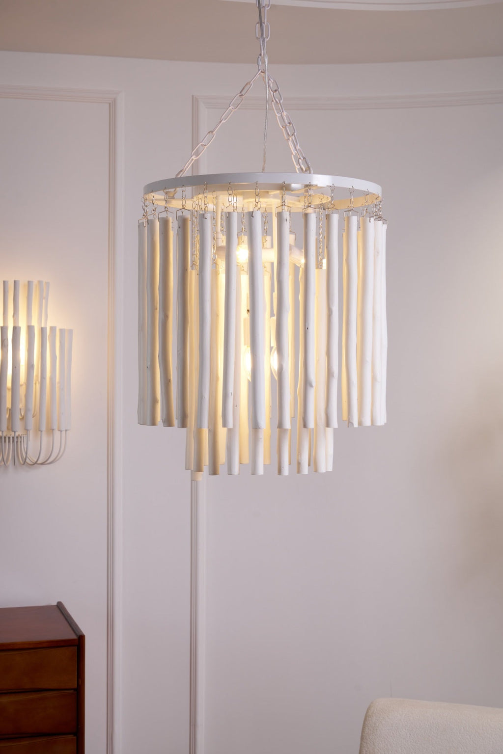 Nyphaiel Postmodern Luxury Wood Chandelier