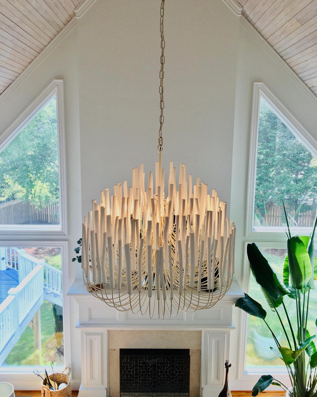 Nyphaiel Postmodern Luxury Wood Chandelier