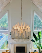 Nyphaiel Postmodern Luxury Wood Chandelier