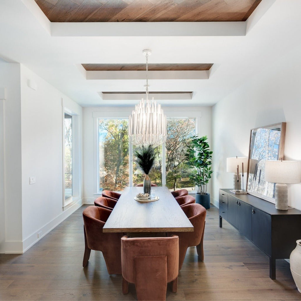 Nyphaiel Postmodern Luxury Wood Chandelier