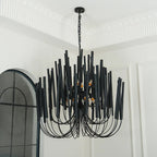 Nyphaiel Postmodern Luxury Wood Chandelier