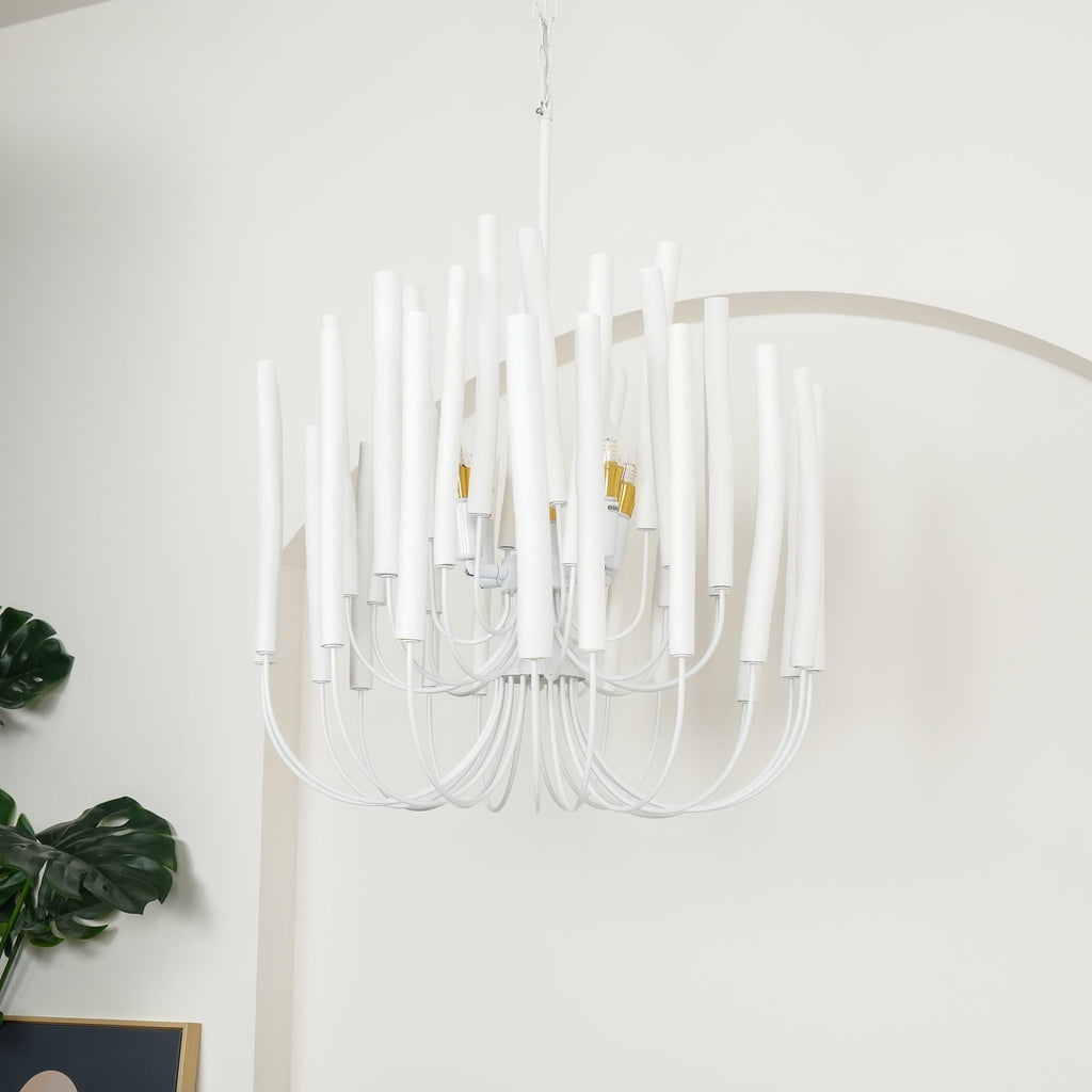 Nyphaiel Postmodern Luxury Wood Chandelier