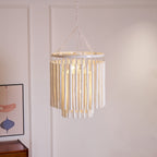 Nyphaiel Postmodern Luxury Wood Chandelier