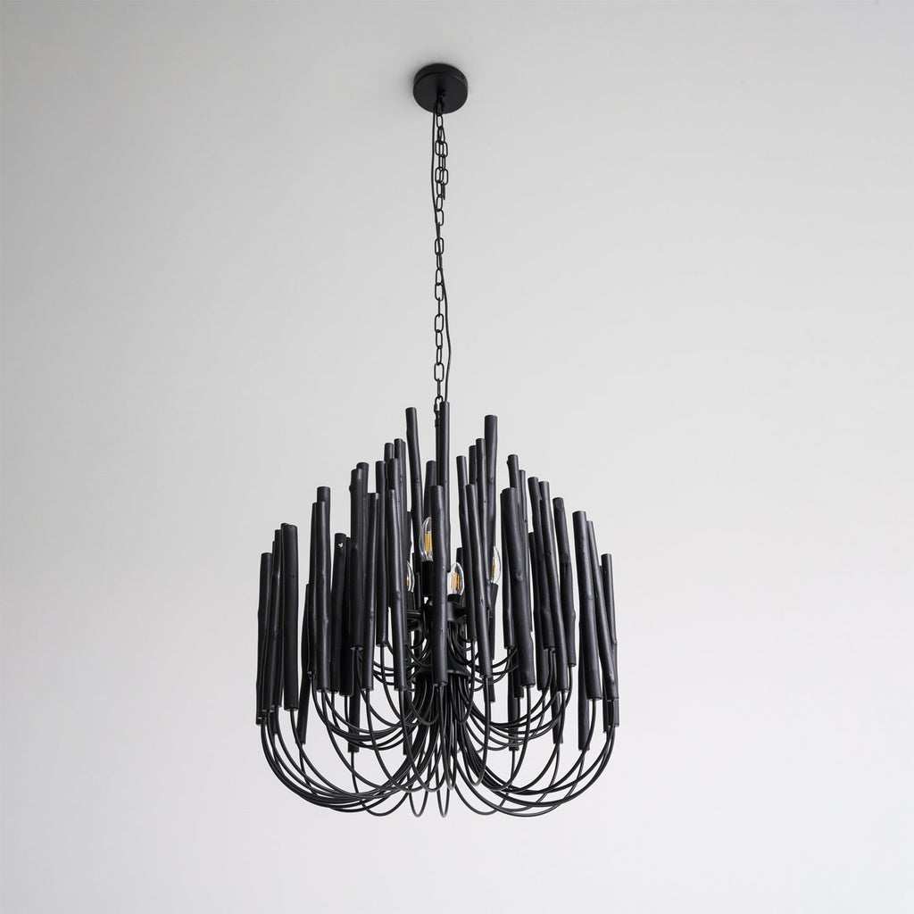 Nyphaiel Postmodern Luxury Wood Chandelier
