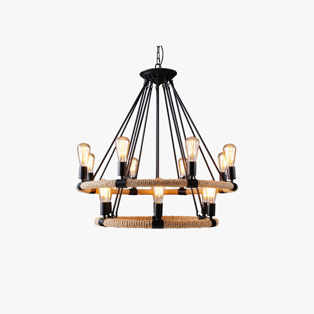 Epoch Design LED Pendant Light Black Metal Dining Room/Living Room