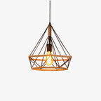 Epoch Countryside Diamond Pendant Light Black Metal Kitchen/Cafe