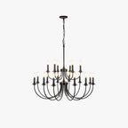 Silva LED Chandelier Black Metal Bedroom Living Room Ding Room