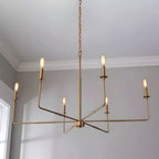 Silva Industrial Simple Rustic Metal Pendant Light, Black/Gold/Silver