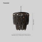 Muto Boho LED Pendant Light /Chandeliers Wood/Metal